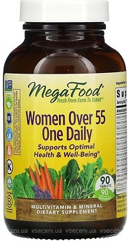 Фото MegaFood Women Over 55 One Daily Multivitamin & Mineral 90 таблеток