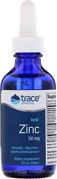 Фото Trace Minerals Ionic Zinc 50 мг 59 мл