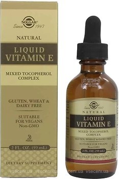 Фото Solgar Liquid Vitamin E 59 мл