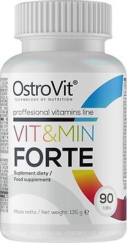 Фото OstroVit Vita+Min Forte 90 таблеток