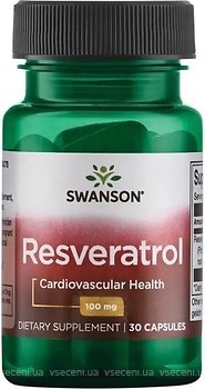 Фото Swanson Resveratrol 100 мг 30 капсул