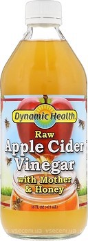 Фото Dynamic Apple Cider Vinegar With Mother and Honey 473 мл