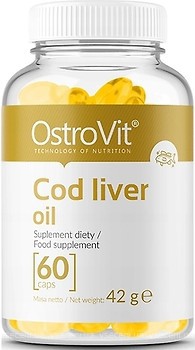 Фото OstroVit Cod Liver Oil 60 капсул