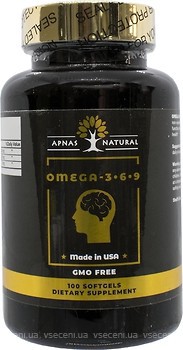 Фото UA-Pharm Omega 3-6-9 100 капсул