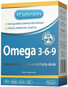 Фото VPLab Omega 3-6-9 60 капсул