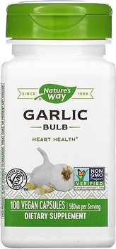 Фото Nature's Way Garlic Bulb 580 мг 100 капсул