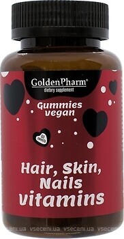 Фото Golden Pharm Hair Skin Nails со вкусом апельсина 60 таблеток