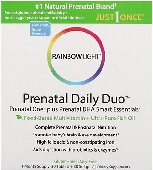 Фото Rainbow Light Prenatal Daily Duo 30 таблеток + 30 капсул