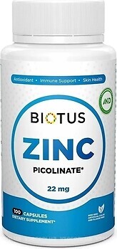 Фото Biotus Zinc Picolinate 22 мг 100 капсул