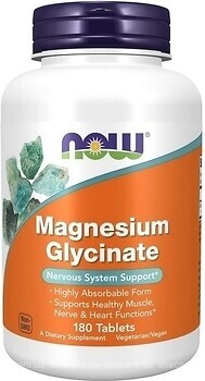 Фото Now Foods Magnesium Glycinate 180 таблеток