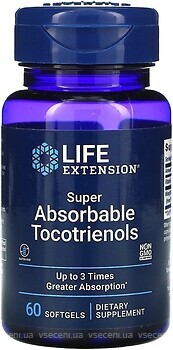Фото Life Extension Super Absorbable Tocotrienols 60 капсул