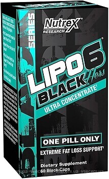 Фото Nutrex Lipo 6 Black Hers 60 капсул