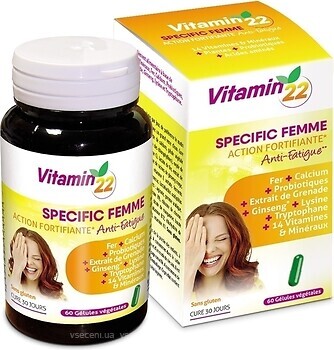 Фото Vitamin'22 Specifique Femme 60 капсул