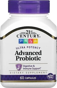 Фото 21st Century Advanced Probiotic 60 капсул