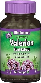 Фото Bluebonnet Nutrition Valerian 60 капсул