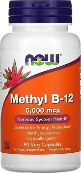 Фото Now Foods Methyl B-12 5000 мкг 90 капсул