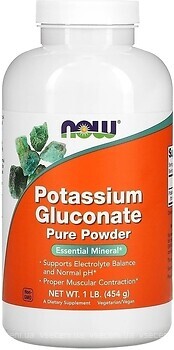 Фото Now Foods Potassium Gluconate Pure Powder 454 г