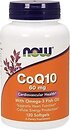 Фото Now Foods CoQ10 60 мг with Omega-3 120 капсул