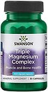 Фото Swanson Triple Magnesium Complex 30 капсул