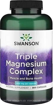 Фото Swanson Triple Magnesium Complex 300 капсул