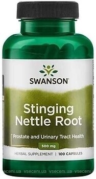 Фото Swanson Stinging Nettle Root 500 мг 100 капсул