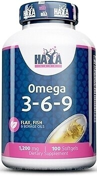 Фото Haya Labs Omega 3-6-9 100 капсул