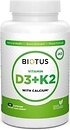Фото Biotus Vitamin D3 + K2 with Calcium 120 капсул