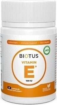 Фото Biotus Vitamin E 100 ME 30 капсул