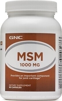 Фото GNC MSM 1000 мг 90 капсул