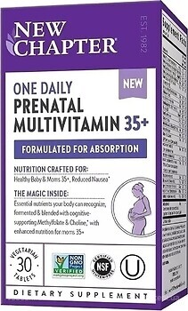 Фото New Chapter One Daily Prenatal Multivitamin 35+ 30 таблеток