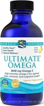 Фото Nordic Naturals Ultimate Omega со вкусом лимона 119 мл