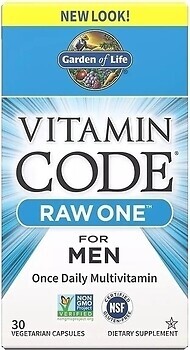 Фото Garden of Life Vitamin Code RAW One For Men 30 капсул