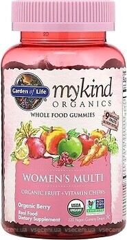 Фото Garden of Life MyKind Organics Women's Multi со вкусом ягод 120 таблеток