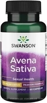 Фото Swanson Avena Sativa 575 мг 60 капсул