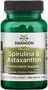 Фото Swanson Spirulina Astaxanthin 120 капсул