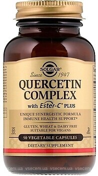 Фото Solgar Quercetin Complex with Ester-C Plus 50 капсул