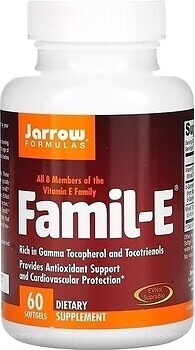 Фото Jarrow Formulas Famil-E 60 капсул