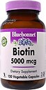 Фото Bluebonnet Nutrition Biotin 5000 мкг 120 капсул