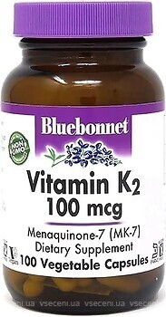 Фото Bluebonnet Nutrition Vitamin K2 100 мкг 100 капсул