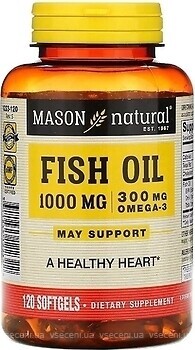 Фото Mason Natural Fish Oil 1000 мг 120 капсул