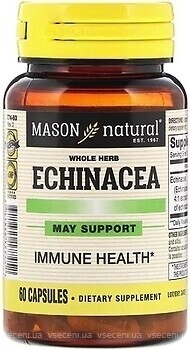 Фото Mason Natural Echinacea 60 капсул