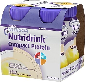 Фото Nutricia Nutridrink Protein со вкусом ванили 4x 125 мл