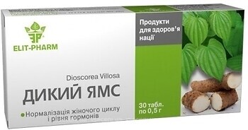 Фото Elit-Pharm Дикий ямс 30 таблеток