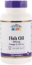 Фото 21st Century Fish Oil Omega-3 1000 мг 120 капсул