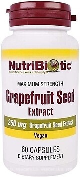 Фото NutriBiotic Grapefruit Seed Extract 250 мг 60 капсул
