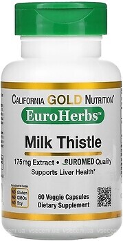 Фото California Gold Nutrition Milk Thistle 175 мг 60 капсул