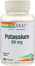 Фото Solaray Potassium 99 мг 200 капсул