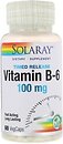 Фото Solaray Vitamin B6 100 мг 60 капсул
