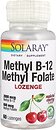 Фото Solaray Methyl B-12 Methyl Folate со вкусом вишни 60 леденцов