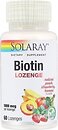 Фото Solaray Biotin 5000 мкг со вкусом фруктов 60 леденцов